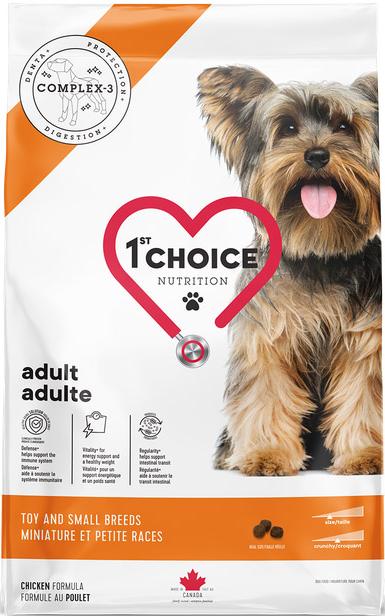 1st Choice Adult Dog Toy and Small Сhicken КУРКА корм для собак міні і малих порід 2 кг (11205)